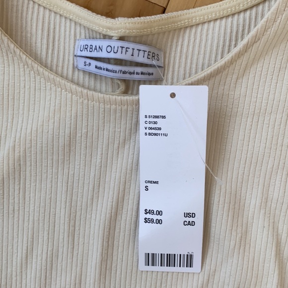 NWT Cream Urban Outfitters mini dress - Picture 2 of 3